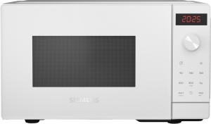 Siemens FF023LMW0 Stand Mikrowelle weiß 800 W cookControl7 humidClean LED Display Favoritentaste quickStart