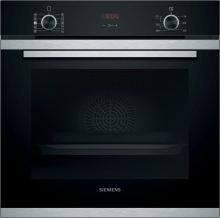 HR214ABS0 Backofen mit Dampfunterstützung 8 Heizarten humidClean LED Display