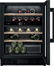 KUW21AHG0 Weinkühlschrank mit Glastür 82 cm hoch - 60 cm LED Beleuchtung