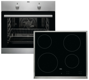 AEG BE23C620X ( BEB230010M + HK624000XB ) Backofenset Edelstahl Antifingerprint SurroundCook