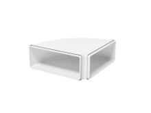 AEG M2CKCF04 Rohrbogen horizontal 90° (220x90mm)