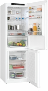 Siemens KG36N2WDF Kühl-Gefrier-Kombi weiß hyperFresh noFrost superCooling bottleRack multiAirflow-System