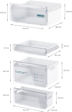 KI86V5SF0 Einbau Kühl-Gefrier-Kombi 178 cm Nische lowFrost LED-Beleuchtung superFreezing autoAirflow