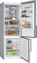 Bosch KGN49AIBT Freistehende Kühl-Gefrier-Kombination 203 x 70 cm Edelstahl (mit Antifingerprint)