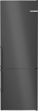 Bosch KGN49VXCT Freistehende Kühl-Gefrier-Kombination 203 x 70 cm Edelstahl schwarz NoFrost, VitaFresh