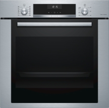 Bosch HBG317AS0 EXCLUSIV (MK) Einbau-Backofen Edelstahl, 3D Heißluft, AutoPilot10, Reinigungsunterstützung