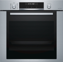 Bosch HBG378AS0 EXCLUSIV (MK) Einbau-Backofen 60 x 60 cm Edelstahl AutoPilot Pyrolyse 3D-Heißluft