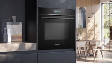 Siemens HM736GAB1 Einbau Backofen mit Mikrowelle TFT-Full-Touchdisplay ecoClean HomeConnect varioSpeed