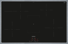 Siemens EH845BFB5E Induktionskochfeld 80 cm Schwarz, Mit Rahmen aufliegend, touchControl, powerBoost