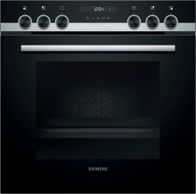 Siemens EQ521KB10 ( Herdset best. aus : EA64RGNA1E+HE517BBS0 ) granit Glanz-Emaille, 3D Heißluft Plus