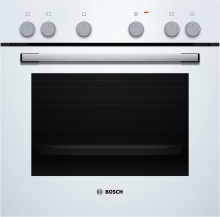 Bosch HND211LW61, Einbau-Herd-Set weiß HEF010BV1,NKN645GA2E Glaskeramikkochfeld 3D-Heißluft