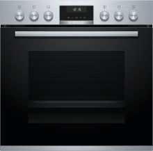 Bosch HND619LS66, Einbau-Herd-Set HEB517BS1,NXX645CB5E mit Backwagen und Flex Induction Induktionskochfeld