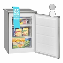 GS2186.1 Gefrierschrank Edelstahl-Optik 85 Liter,