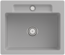 Villeroy & Boch 334602SMHL12 Siluet 60 S Steam Keramikspüle Excenterbetätigung Einbauspüle 60 cm Unterschrank