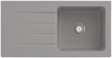 336001KD Architectura 60 Fossil Keramikspüle Handbetätigung Einbauspüle 60 cm Unterschrank