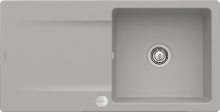 Villeroy & Boch 333602KDHL1 Siluet 60 Fossil Keramikspüle Excenterbetätigung Einbauspüle 60 cm Unterschrank