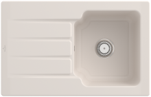 334001KRHL2 Architectura 45 Crema Keramikspüle Handbetätigung Einbauspüle 45 cm Unterschrank