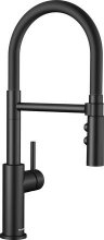 525793 CATRIS-S Flexo Einhebel-Küchenarmatur schwarz matt
