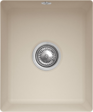 332402AM Subway 45 SU Almond Keramikspüle Excenterbetätigung Unterbauspüle 45 cm Unterschrank