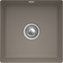 Villeroy & Boch 332502TR Subway 50 SU Timber Keramikspüle Excenterbetätigung Unterbauspüle 50 cm Unterschrank