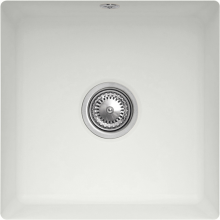 Villeroy & Boch 332502SM Subway 50 SU Steam Keramikspüle Excenterbetätigung Unterbauspüle 50 cm Unterschrank