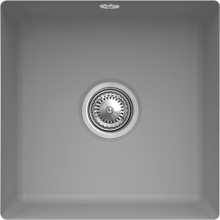 Villeroy & Boch 332502SL Subway 50 SU Stone Keramikspüle Excenterbetätigung Unterbauspüle 50 cm Unterschrank