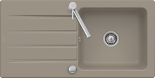 Villeroy & Boch 336002TRHL1 Architectura 60 Timber Keramikspüle Excenterbetätigung Einbauspüle 60 cm Unterschrank