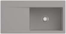 Villeroy & Boch 336102KD Subway Style 60 Fossil Keramikspüle Excenterbetätigung Einbauspüle 60 cm Unterschrank