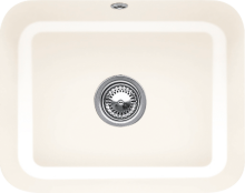 Villeroy & Boch 670601KR Cisterna 60C Crema Keramikspüle Handbetätigung Unterbauspüle 60 cm Unterschrank