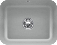 Villeroy & Boch 670601SL Cisterna 60C Stone Keramikspüle Handbetätigung Unterbauspüle 60 cm Unterschrank