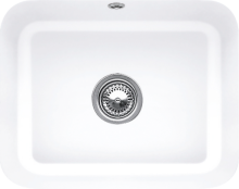 Villeroy & Boch 670602R1 Cisterna 60C Weiß Alpin Keramikspüle Excenterbetätigung Unterbauspüle 60 cm Unterschrank