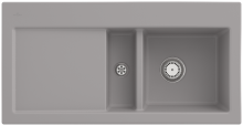 Villeroy & Boch 671201KDHL1 Subway 60 Fossil Keramikspüle Handbetätigung Einbauspüle 60 cm Unterschrank