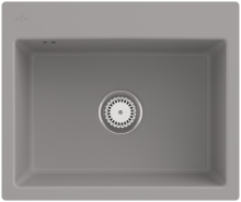 33091FKDHL134 Subway 60 S flat Fossil Keramikspüle Handbetätigung flächenbündig 60 cm Unterschrank