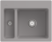 67801FKDHL23 Subway 60 XM flat Fossil Keramikspüle Handbetätigung flächenbündig 60 cm Unterschrank