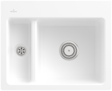 67801FRWHL3 Subway 60 XM flat StoneWhite Keramikspüle Handbetätigung flächenbündig 60cm Unterschrank