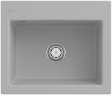 Villeroy & Boch 330901SMHL2 Subway 60 S Steam Keramikspüle Handbetätigung Einbauspüle 60 cm Unterschrank