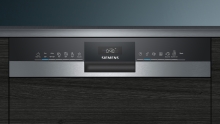 Siemens SN55YS01BE, Teilintegrierter Geschirrspüler Zeolith Startzeitvorwahl dosierAssistent 43dB EEK:B
