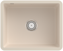 331002FU Subway 60 SU Ivory Keramikspüle Excenterbetätigung Unterbauspüle 60 cm Unterschrank