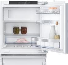 KU2223DD0 Unterbau-Kühlschrank mit Gefrierfach 82cm Flachscharnier Nutzinhalt 110Ltr. EEK:D