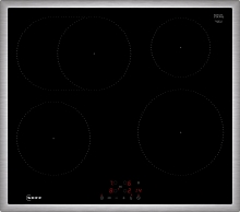 Neff T56SBF1L0 Induktionskochfeld 60cm TouchControl Br&auml;terzone Edelstahlrahmen aufliegend