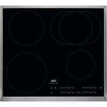 AEG IKB64411XB Autarkes Kochfeld Induktion Hob²Hood Slider-Bedienung 60 cm Edelstahlrahmen