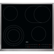 AEG HRB64470XB Autarkes Kochfeld Glaskeramik 60 cm Edelstahlrahmen