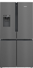 Siemens KF96DPXEA FrenchDoor BlackSteel antiFingerprint NoFrost HomeConnect Festwasseranschluss EEK: E