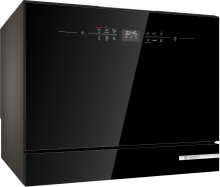 SKS6ITB00E Kompakt Geschirrspüler 55cm schwarz AquaStop DosierAssistent ActiveWater