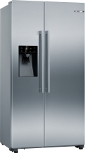 Bosch KAD93AIDP Side-by-Side Edelstahl NoFrost VarioZone LED SuperCooling Festwasseranschluss EEK:D
