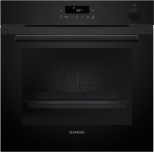 Siemens HR232GEB3 Backofen mit Dampfunterstützung DeepBlackInox cookControl15 LED-Touchbedienung 8Heizarten