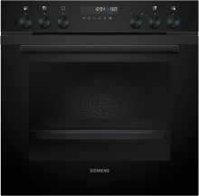 HE278GBB3 Einbau-Herd kochfeldgebunden DeepBlackInox Pyrolyse cookControl30 softMove 9Heizarten