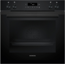 Siemens HE271ABB4 Einbau-Herd kochfeldgebunden DeepBlackInox Pyrolyse cookControl10 LED-Display