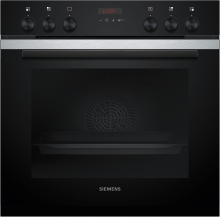 Siemens HE273ABS4 Einbau-Herd kochfeldgebunden Edelstahl Pyrolyse cookControl10 5Heizarten LED-Display