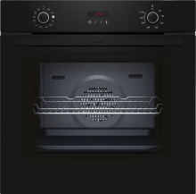Neff B2CVG6AK3 Backofen Dampfunterst&uuml;tzung Schwarz 8Heizarten Pyrolyse LED-Display BaseSteam